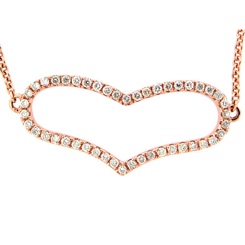 Diamond Heart Ankle Bracelet