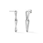 Inside/Out Flip Diamond Link Earrings