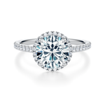 Essex Pavé Halo Engagement Ring Setting