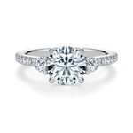 Petite Elizabeth Pavé Engagement Ring Setting