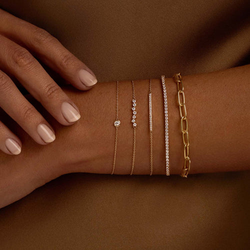 Diamond Bar Bracelet Image 2