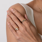 Diamond Chevron Ring