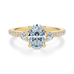 Petite Elizabeth Pavé Engagement Ring Setting