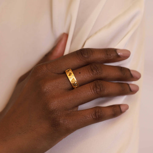 Fancy Diamond Stacking Ring Image 2