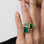 8.82ct Emerald Cleo Statement Ring
