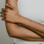 Diamond Tear Drop Bangle
