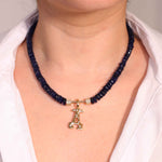 "Sanse" Large Diamond Letter A Pendant