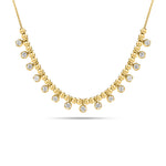 Diamond Bead Necklace