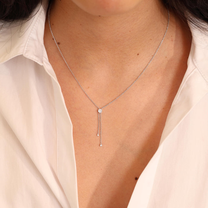 Bolo Diamond Chain Necklace