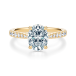 Madison Pavé Engagement Ring Setting
