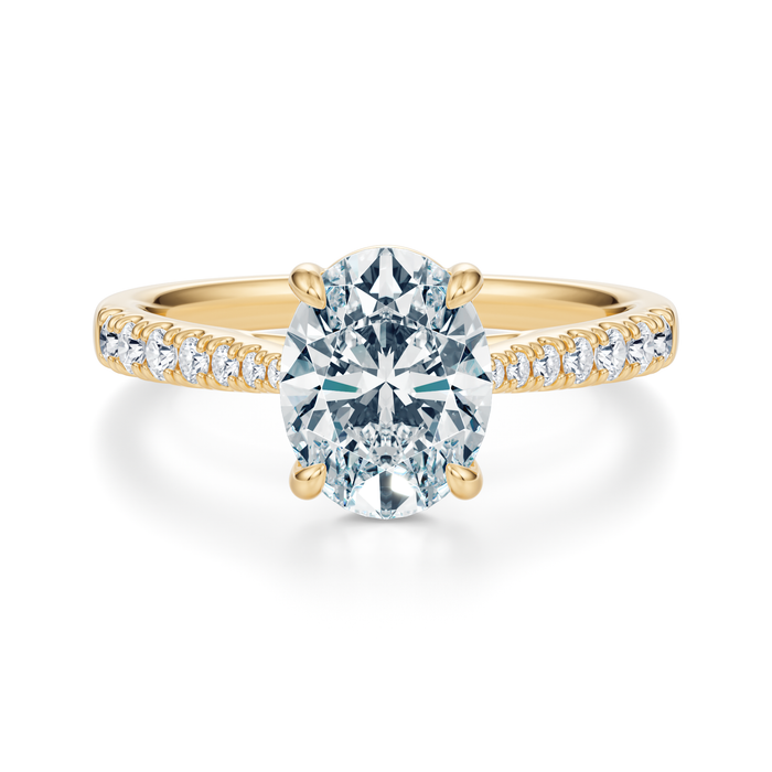 Madison Pavé Engagement Ring Setting