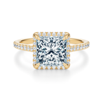 Essex Pavé Halo Engagement Ring Setting
