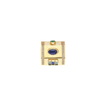 Yari “Tesoro” Nugget Charm Pendant - Multi-Shaped Gemstones