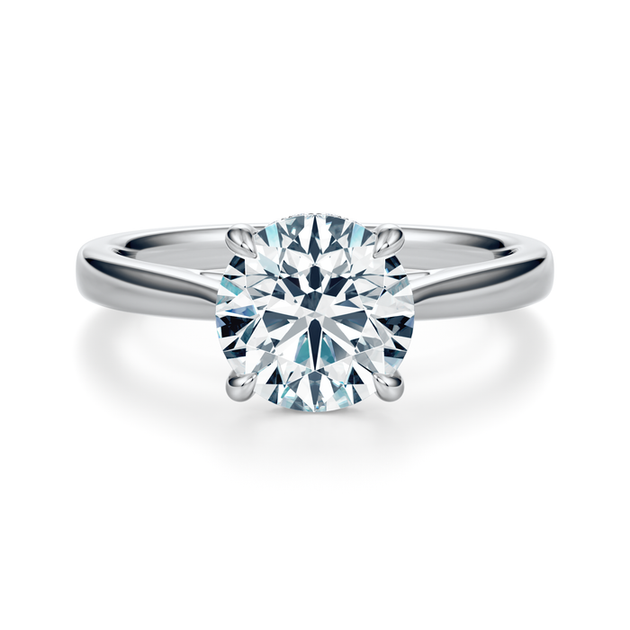 Madison Hidden Halo Engagement Ring Setting