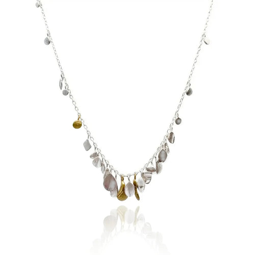 Silver and Gold Little Meadow Necklace