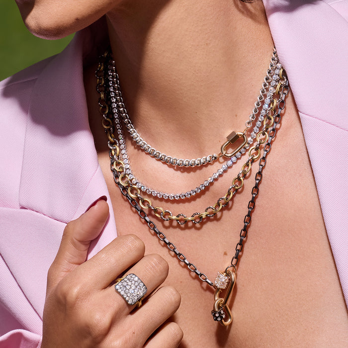 16" Rolling Curb Chain Necklace