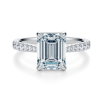 Madison Pavé Engagement Ring Setting