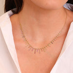 Rainbow Multigem & Diamond Burst Necklace