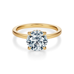 Baxter Hidden Halo Engagement Ring Setting