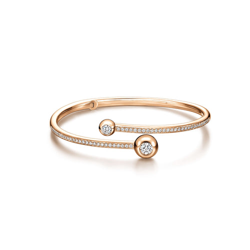 Dream Bypass Pave Bangle