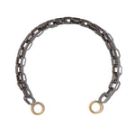 6.5" Blackened Biker Chain Bracelet