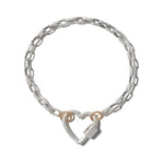 6" Polished Biker Chain Bracelet