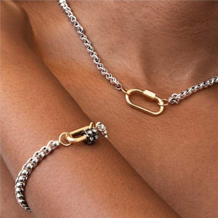 6.5" Rolling Curb Chain Bracelet