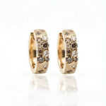 Desert Diamond Huggie Earrings