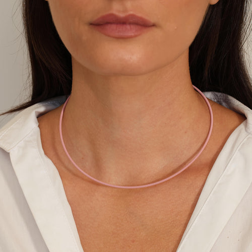 Baby Pink Spiral Strand Image 2