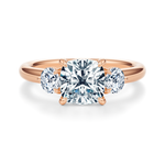 Elizabeth Three-Stone Diamond Engagement Ring Setting