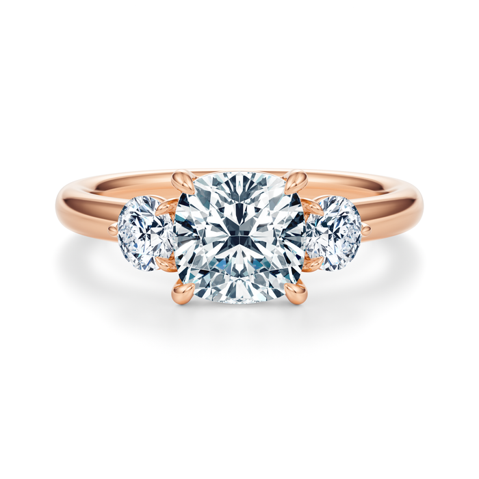 Elizabeth Three-Stone Diamond Engagement Ring Setting