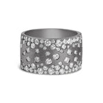 Black Finish Diamond Cigar Band
