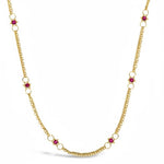 Ruby Whisper Chain Necklace