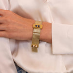 Pearl and Lapis Lazuli Bracelet