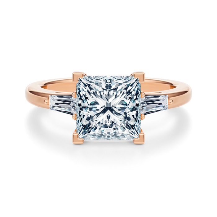 Vesey 3-Stone Engagement Ring Setting