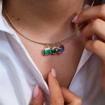 Muzo Emerald "Laurel" Frame Charm