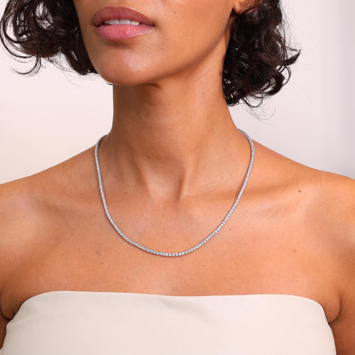 7.00tcw Tribeca Tennis Necklace Image 2