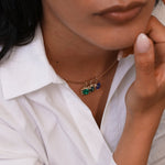 Muzo Emerald "Laurel" Frame Charm