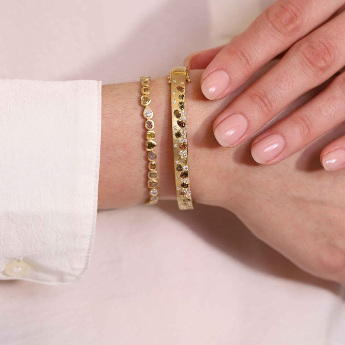 Fancy Diamond Bangle