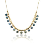 Beaded Montana Sapphire Necklace