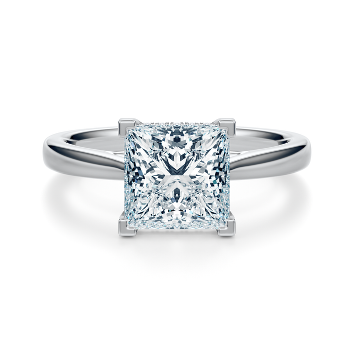 Madison Hidden Halo Engagement Ring Setting