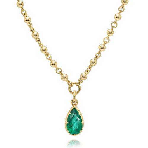 Polly Drop Gemstone Necklace
