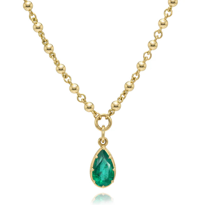 Polly Drop Gemstone Necklace