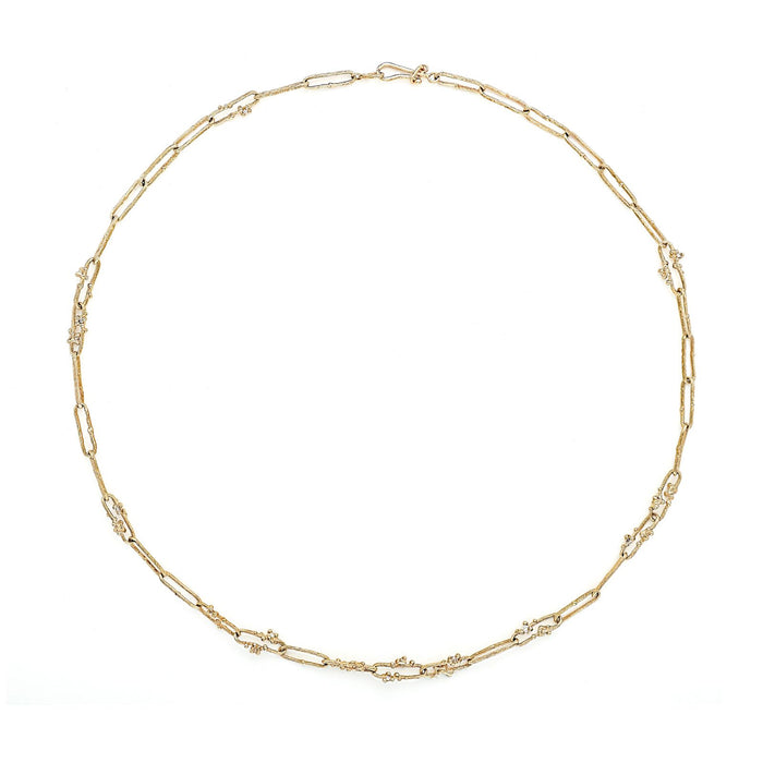 Diamond Encrusted Chain Necklace