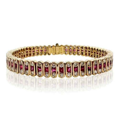 Ruby and Diamond Bracelet