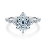 Petite Elizabeth Pavé Engagement Ring Setting