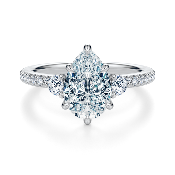 Petite Elizabeth Pavé Engagement Ring Setting