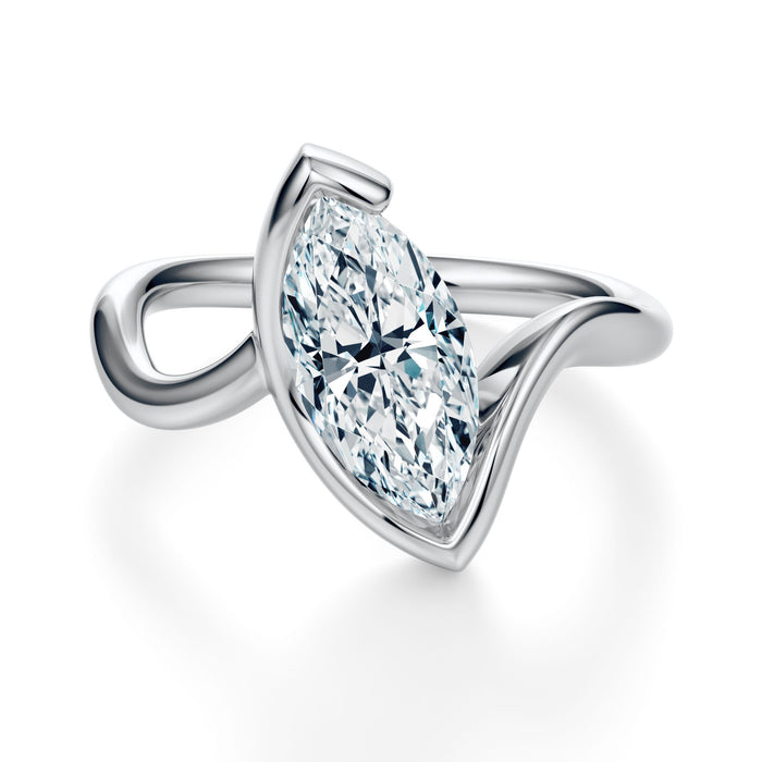 Canal Engagement Ring Setting