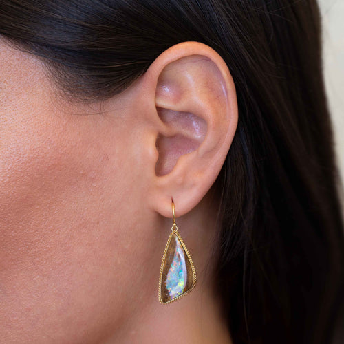 Opal Drop Earrings Image 2