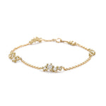 Diamond Encrusted Station Bracelet